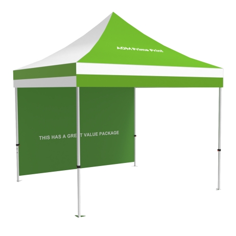 10x10 Custom Pop Up Canopy Backwall