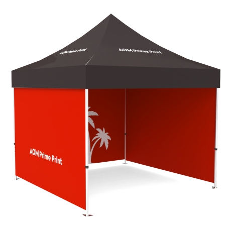 10x10 Custom Canopy Tent with 3 Walls