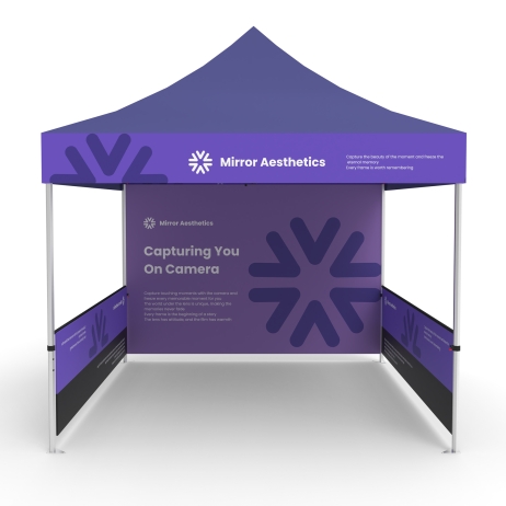 10x10 Personalized Pop Up Canopy Tent