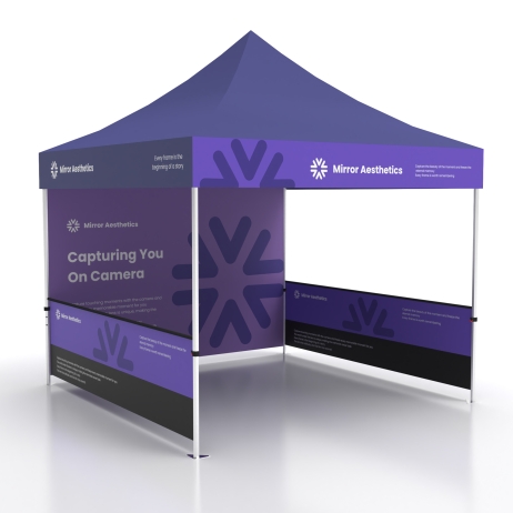 10x10 Personalized Pop Up Canopy Tent