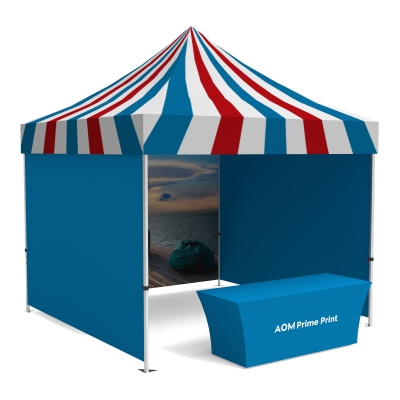 10x10 Canopy Tent with 3 Walls and Table