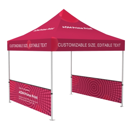 10x10 Canopy Tent with 2 Half Walls
