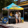 10x10 Canopy Tent with 2 Half Walls