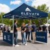 10x10 Canopy Tent with 2 Half Walls