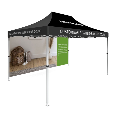 10x15 Custom Pop Up Canopy Backwall