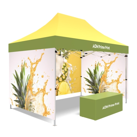 10x15 Canopy Tent with 3 Back Walls