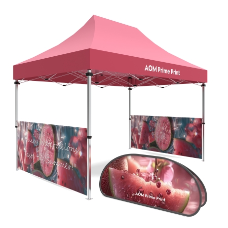 10x15 Half Wall Canopy Tent with A-Frame