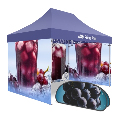 10x15 3 Walls Canopy Tent with A-Frame