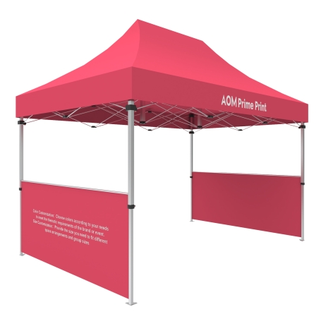 10x15 Canopy Tent with 2 Half Walls