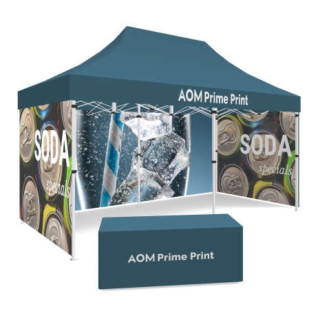 10x20 Canopy Tent with 4 Back Walls