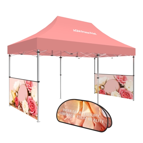 10x20 Half Wall Canopy Tent with A-Frame