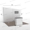 10ft 360° Lightbox Trapezoidal Kit
