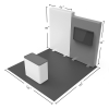 10x10 Custom 360 Backlit Trade Show Display 08