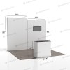 10ft 360° Lightbox Podium Kit