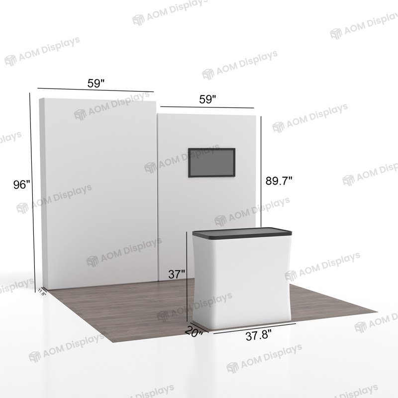 10ft 360° Lightbox Podium Kit