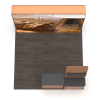 10ft 360° Backlit Media Kit