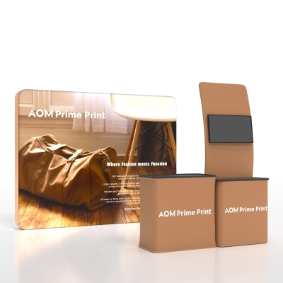 10ft 360° Backlit Media Kit
