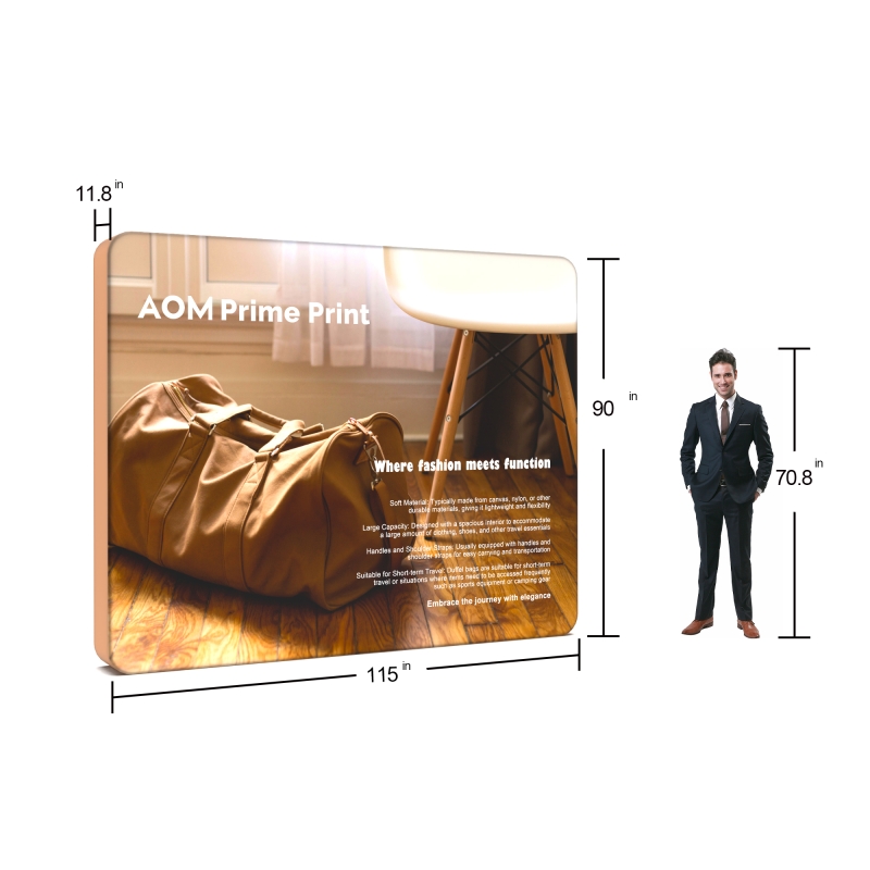 10ft 360° Backlit Media Kit