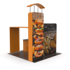 10x10 Custom 360 Backlit Trade Show Display 12
