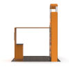 10x10 Custom 360 Backlit Trade Show Display 12