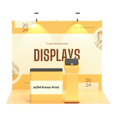 10ft Straight FlexPop Booth Kit B