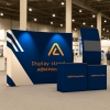 10ft Curved FlexPop Booth Kit C