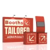 10ft Straight FlexPop Booth Kit G