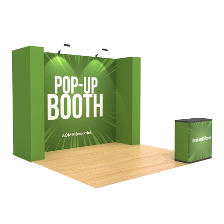 10ft Enclosed FlexPop Booth
