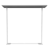 10x10 Custom Trade Show Booth with Flat OneFabric Pop up Backdrop Displays & Collapsible Backlit Podium