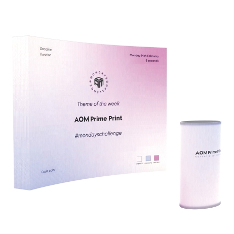 10ft Curved FlexPop Booth Kit E