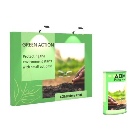 10ft Straight FlexPop Booth Kit F