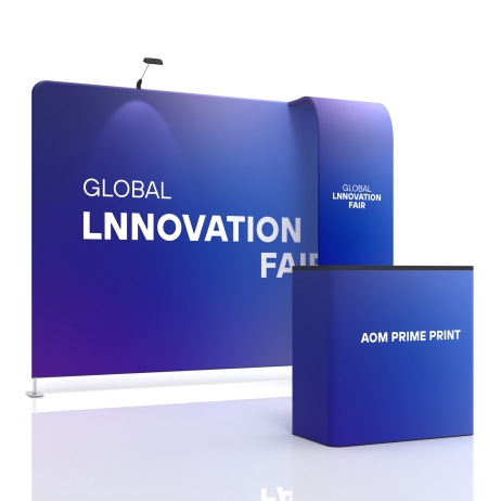 10ft Bright FlexZip Media Booth Kit C