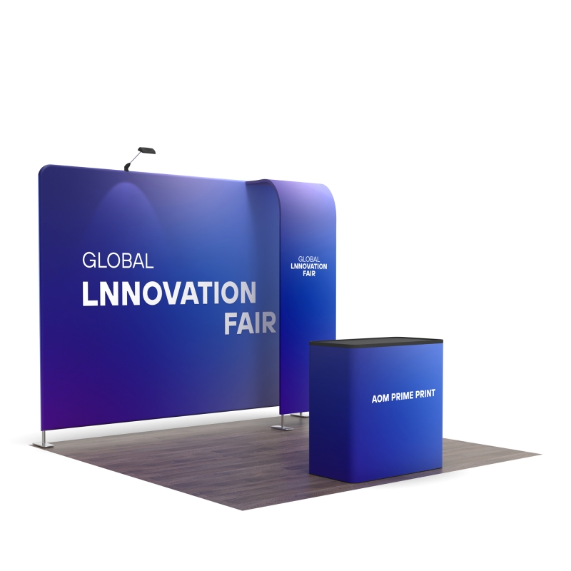 10ft Bright FlexZip Media Booth Kit C 10ft Bright FlexZip Media Booth Kit C