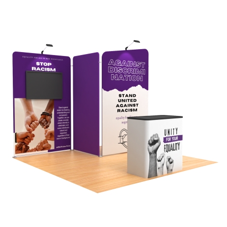 10ft Moudlar FlexZip Media Booth Kit J