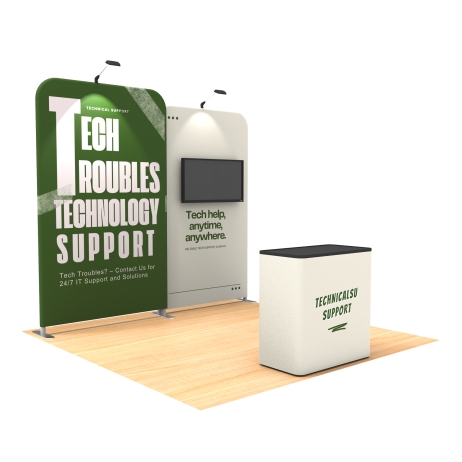 10ft Moudlar FlexZip Media Booth Kit B