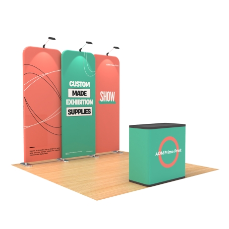 10ft Modular FlexZip Booth Kit A