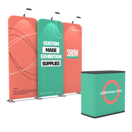 10ft Modular FlexZip Booth Kit A
