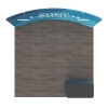 10ft Curved FlexZip Booth Kit D