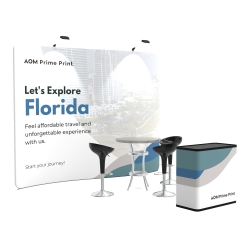 10ft S-Shaped FlexZip Booth Kit C