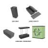 10x10 EZ Tube Curved Trade Show Booth System | with Hardcase to Podium