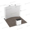 10ft Curved FlexZip Booth Kit E