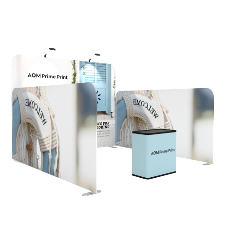 10ft Modular FlexZip Booth Kit C