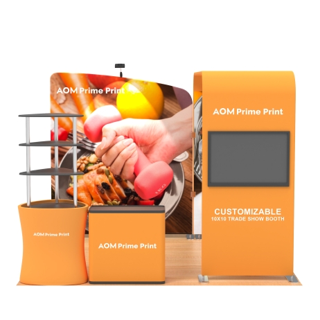 10ft Bright FlexZip Media Booth Kit A