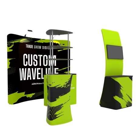 10ft Curved FlexZip Media Booth Kit A