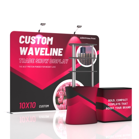 10ft Straight FlexZip Booth Kit G