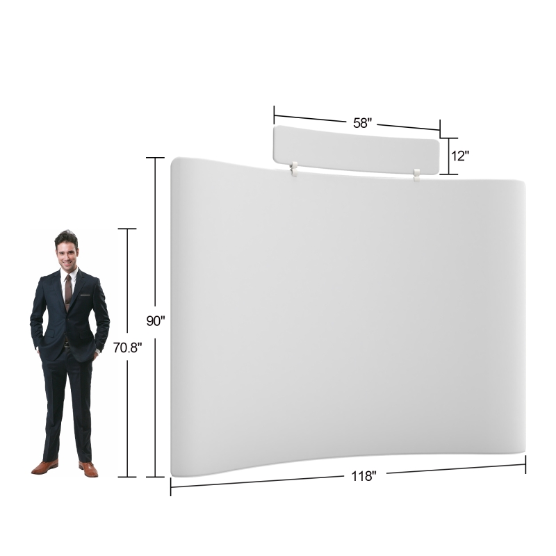 10ft Moudlar FlexZip Media Booth Kit C