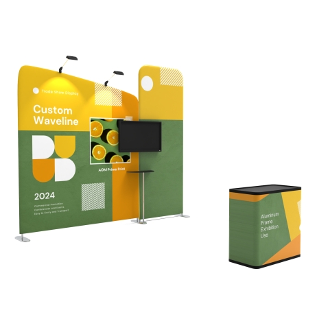 10ft Moudlar FlexZip Media Booth Kit E