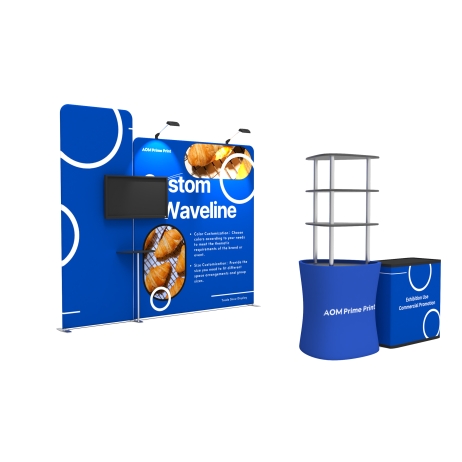 10ft Moudlar FlexZip Media Booth Kit D