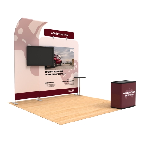 10ft Moudlar FlexZip Media Booth Kit G