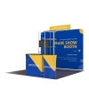 10ft Straight FlexZip Media Booth Kit A